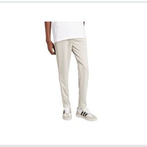 NWT Adidas Sereno Men'sTapered Leg Training Track Pants ZIP  Wonder Alum Med T
